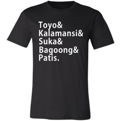 Toyo Kalamansi Suka Bagoong Patis Unisex Jersey T-Shirt