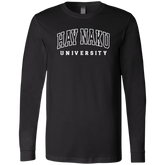 Hay Naku University Law Unisex Jersey Long Sleeve T-Shirt