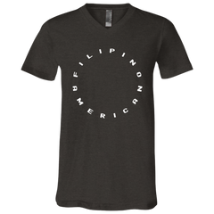 Filipino American Unisex Jersey V-Neck T-Shirt