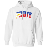Pinoy with Flag Embedded Unisex Pullover Hoodie