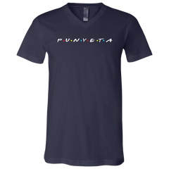 Punyeta Friends Unisex Jersey V-Neck T-Shirt