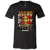 Filipino Warrior King Unisex Jersey V-Neck T-Shirt