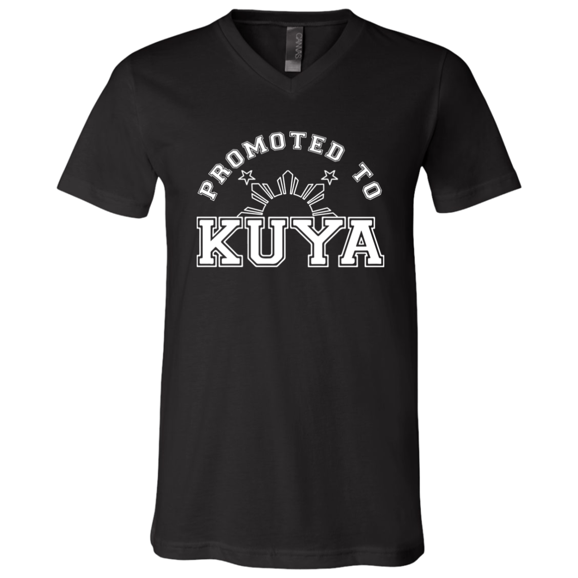 Promoted To Kuya Unisex Jersey V-Neck T-Shirt