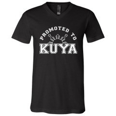 Promoted To Kuya Unisex Jersey V-Neck T-Shirt