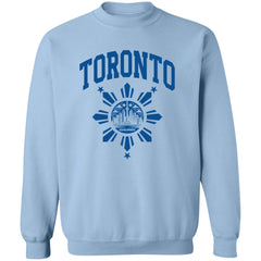 Toronto with Sun and Stars Unisex Crewneck Pullover Sweatshirt