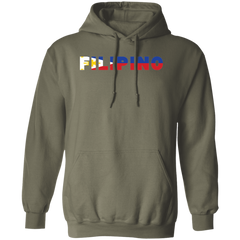Filipino with Flag Embedded Unisex Pullover Hoodie