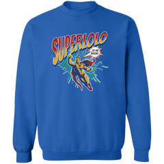 Super Lolo To The Rescue Unisex Crewneck Pullover Sweatshirt