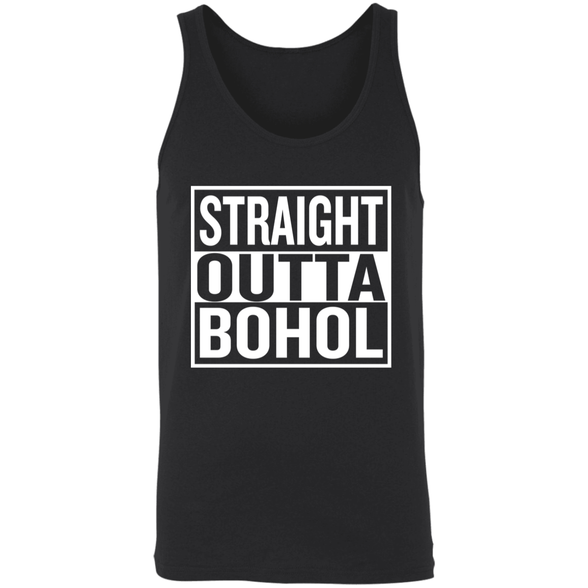 Straight Outta Bohol Unisex Cotton Tank Top