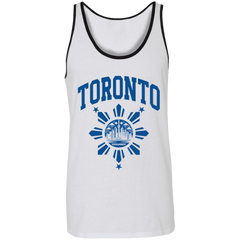 Toronto with Sun and Stars Unisex Cotton Tank Top