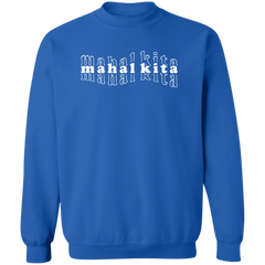 Mahal Kita Mesh Warp Unisex Crewneck Pullover Sweatshirt