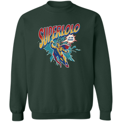 Super Lolo To The Rescue Unisex Crewneck Pullover Sweatshirt