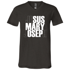 Jesus Mary Joseph Unisex Jersey V-Neck T-Shirt