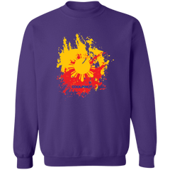 Sun and Stars Splashed Unisex Crewneck Pullover Sweatshirt
