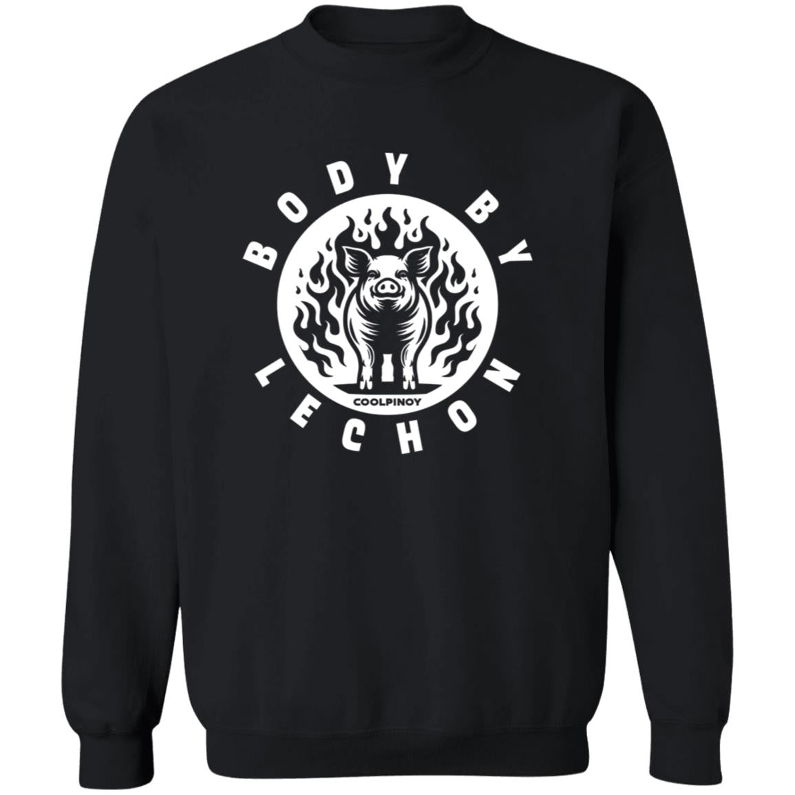 Body By Lechon Circle Unisex Crewneck Pullover Sweatshirt