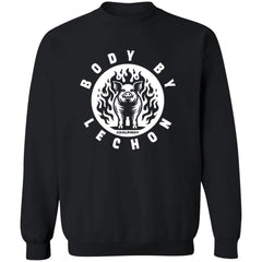 Body By Lechon Circle Unisex Crewneck Pullover Sweatshirt