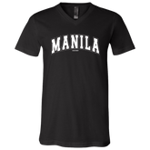 Manila Arch White CP Unisex Jersey V-Neck T-Shirt