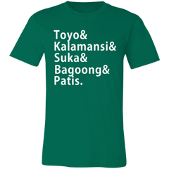 Toyo Kalamansi Suka Bagoong Patis Unisex Jersey T-Shirt