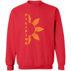 Filipino Half Sun Unisex Crewneck Pullover Sweatshirt