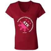 Matalino Mapagmahal Ate Ladies Jersey V-Neck T-Shirt