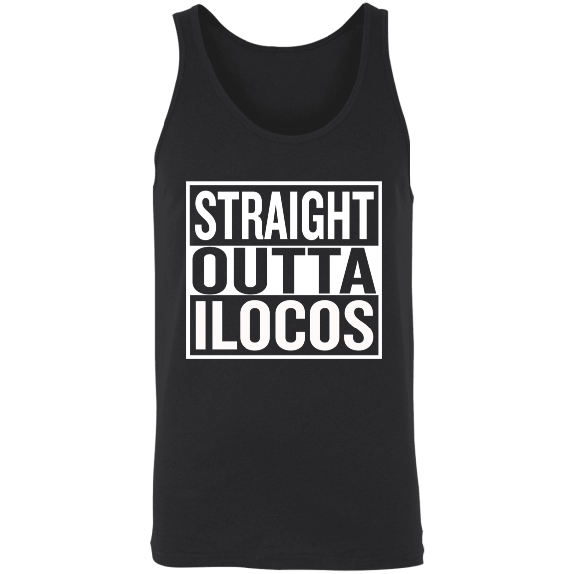 Straight Outta Ilocos Unisex Cotton Tank Top