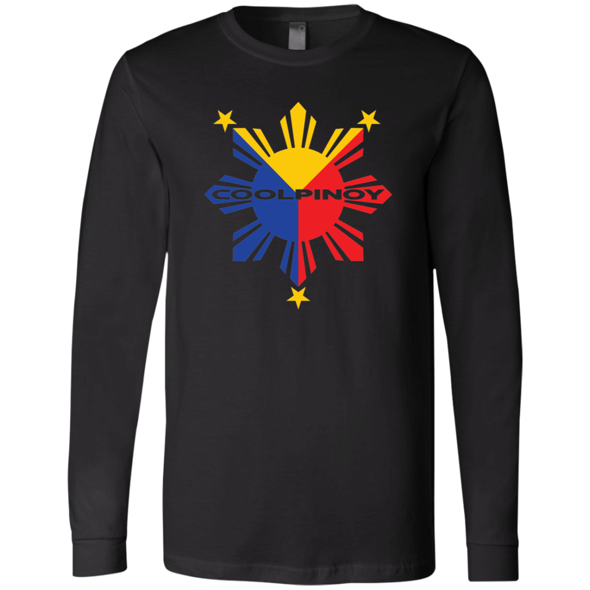 CoolPinoy Tricolor Unisex Jersey Long Sleeve T-Shirt