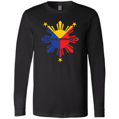CoolPinoy Tricolor Unisex Jersey Long Sleeve T-Shirt
