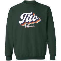 Tito I Love U Unisex Crewneck Pullover Sweatshirt