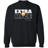 Extra Rice Please Unisex Crewneck Pullover Sweatshirt