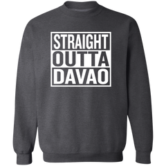 Straight Outta Davao Unisex Crewneck Pullover Sweatshirt