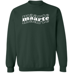 Maarte in Triple Unisex Crewneck Pullover Sweatshirt