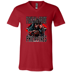Fighting Pride Of The Philippines Boxing Unisex Jersey V-Neck T-Shirt