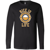RIce is Life Mens Jersey Long Sleeve T-Shirt