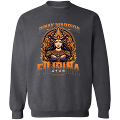Pinay Warrior Filipina Unisex Crewneck Pullover Sweatshirt