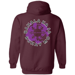 Bahala Ka Sa Buhay Mo Purple Splash Unisex Pullover Hoodie