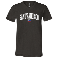 San Francisco Unisex Jersey V-Neck T-Shirt