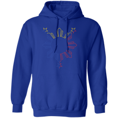 Sun and Stars Outline Unisex Pullover Hoodie