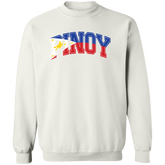 Pinoy with Flag Embedded Unisex Crewneck Pullover Sweatshirt