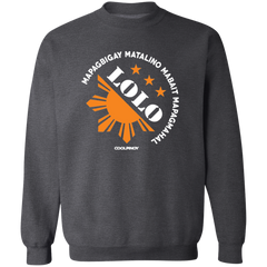 Matalino Mapagmahal Lolo Unisex Crewneck Pullover Sweatshirt