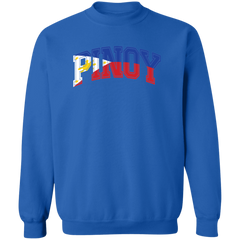 Pinoy with Flag Embedded Unisex Crewneck Pullover Sweatshirt