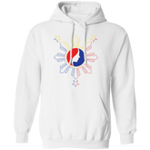 Pinay Silhouette in Philippine Sun Tricolorpng Unisex Pullover Hoodie