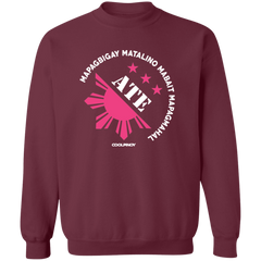 Matalino Mapagmahal Ate Unisex Crewneck Pullover Sweatshirt