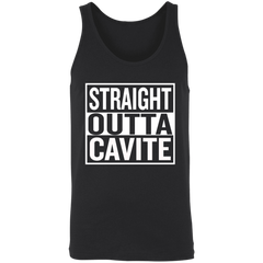 Straight Outta Cavite Unisex Cotton Tank Top