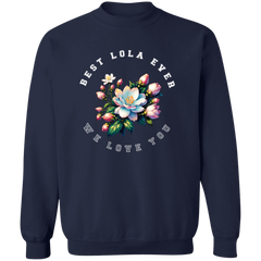 Best Lola Ever Unisex Crewneck Pullover Sweatshirt