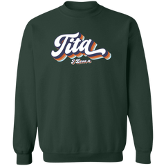 Tita I Love U Unisex Crewneck Pullover Sweatshirt