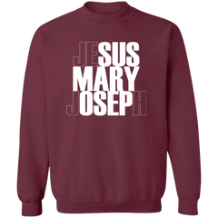 Jesus Mary Joseph Unisex Crewneck Pullover Sweatshirt