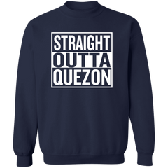 Straight Outta Quezon Unisex Crewneck Pullover Sweatshirt