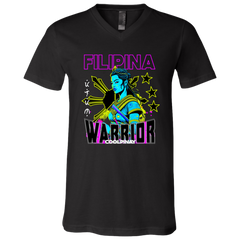 Filipina Warrior Psychadelic Unisex Jersey V-Neck T-Shirt
