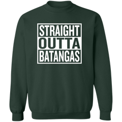 Straight Outta Batangas Unisex Crewneck Pullover Sweatshirt