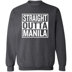 Straight Outta Manila Unisex Crewneck Pullover Sweatshirt