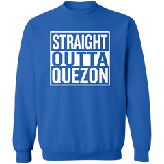 Straight Outta Quezon Unisex Crewneck Pullover Sweatshirt